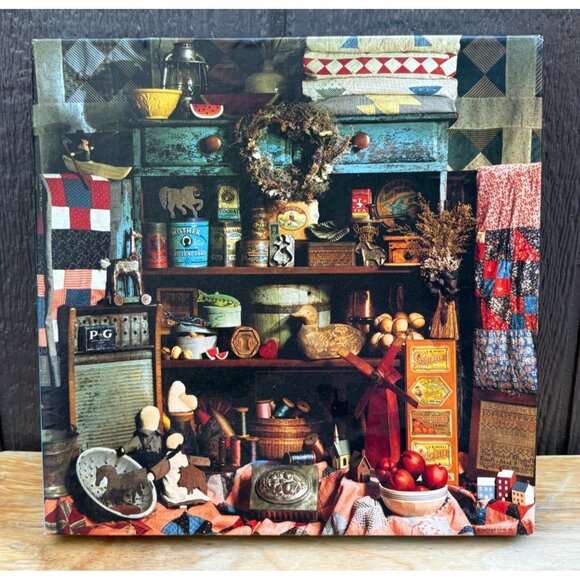 Springbok 500 Piece Jigsaw Puzzle Out Of The Attic Vintage Style Home Décor - Picture 1 of 5